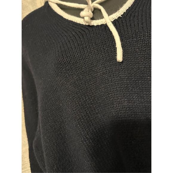 Nice Joan Vass woman hoodie pullover sweater size Large Viscose blend Good Condi - Picture 2 of 4